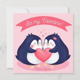 Niedlicher Valentinstag Feiertagskarte