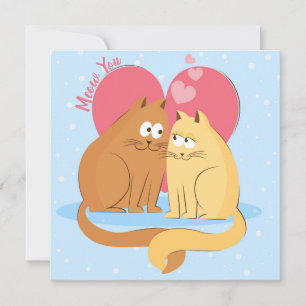 Niedlicher Valentinstag Feiertagskarte