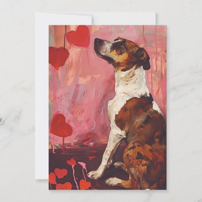 Niedlicher Valentinstag Feiertagskarte (Vorderseite)