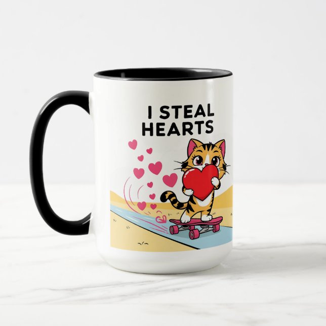Niedlicher Valentinstag für Paare und Freunde Tasse (Links)