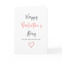Niedlicher Valentinstag für seine Grußkarte