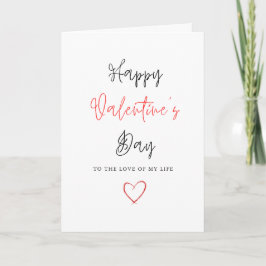 Niedlicher Valentinstag für seine Grußkarte Karte