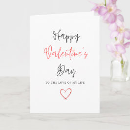 Niedlicher Valentinstag für seine Grußkarte Karte