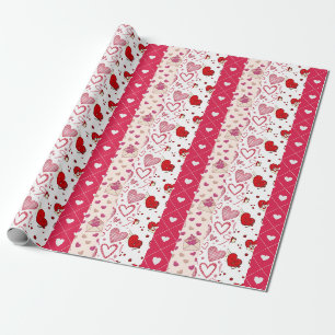 Niedlicher Valentinstag Geschenkpapier
