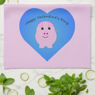 Niedlicher Valentinstag Geschirrtuch