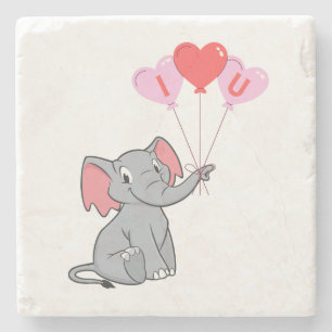niedlicher Valentinstag I Liebe Herz Steinuntersetzer