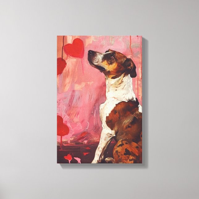 Niedlicher Valentinstag Leinwanddruck (Vorderseite)