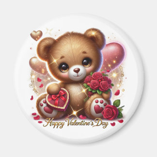 Niedlicher Valentinstag Magnet