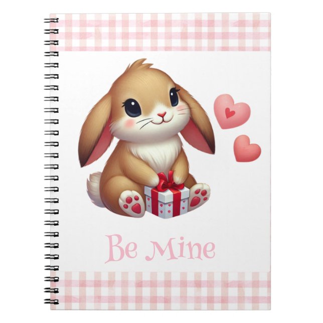 Niedlicher Valentinstag Notizblock (Vorderseite)