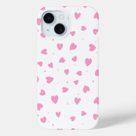 Niedlicher Valentinstag Pink Hearts iPhone / iPad  Case-Mate iPhone Hülle