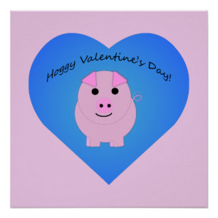Niedlicher Valentinstag Poster