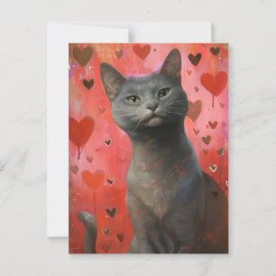 Niedlicher Valentinstag Postkarte