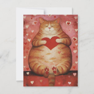 Niedlicher Valentinstag Postkarte