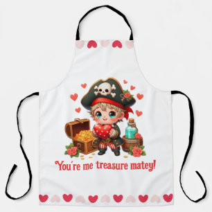 Niedlicher Valentinstag Schürze
