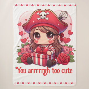 Niedlicher Valentinstag Sherpadecke