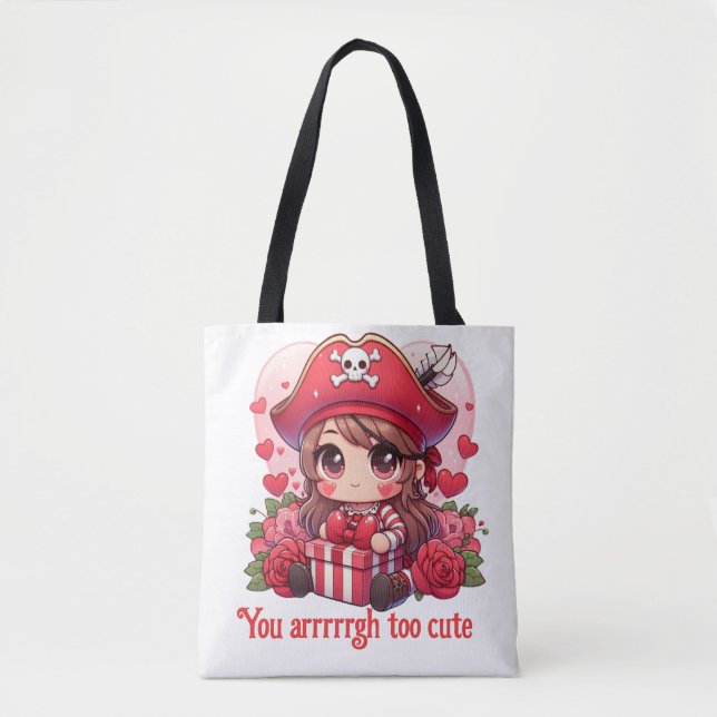 Niedlicher Valentinstag Tasche (Vorderseite)