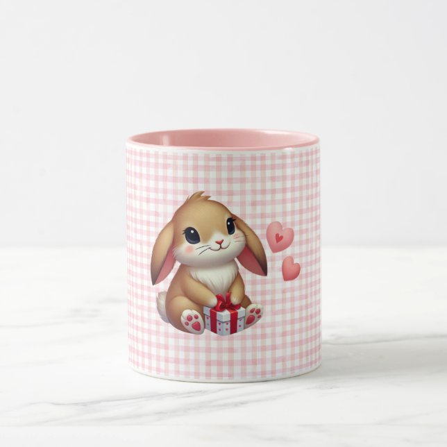 Niedlicher Valentinstag Tasse (Zentrum)