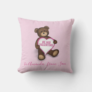 Niedlicher Valentinstag Whimsikaler Teddybär Kissen