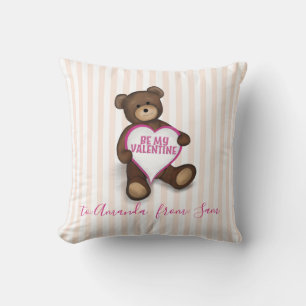 Niedlicher Valentinstag Whimsikaler Teddybär Kissen