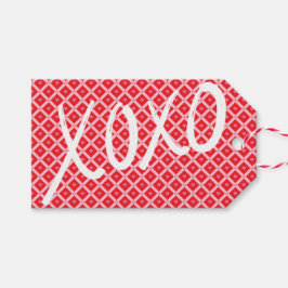 Niedlicher Valentinstag XOXO Geschenkanhänger
