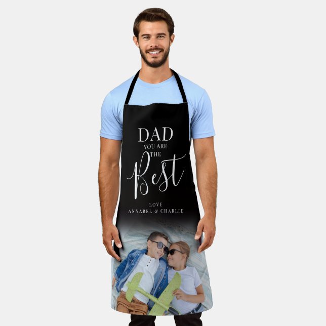 Niedlicher "VATER", der Sie sind das beste Foto fü Schürze (Getragen)