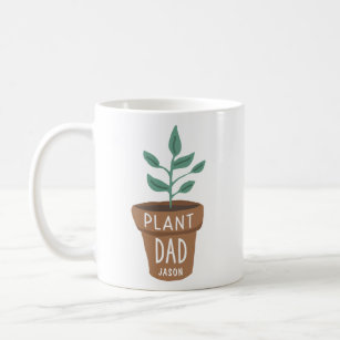 Niedlicher Vater für benutzerdefinierte Pflanze  Kaffeetasse