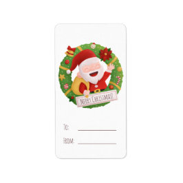 Niedlicher Vater Weihnachten Weihnachtsgeschenke L Adressaufkleber