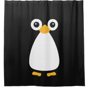 Niedlicher vektorPenguin Duschvorhang