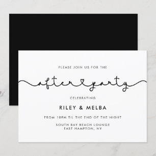 Niedlicher verbindender Schriftart Hochzeit nach d Einladung
