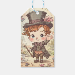 Niedlicher Verrückter Hatter Whimsical Wunderland Geschenkanhänger