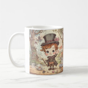 Niedlicher Verrückter Hatter Whimsical Wunderland  Kaffeetasse