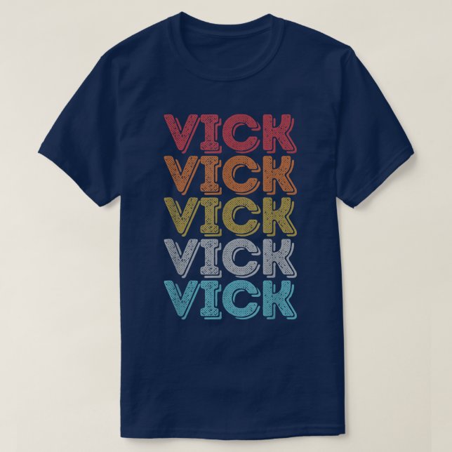 Niedlicher Vick-Name Personalisiert T-Shirt (Design vorne)