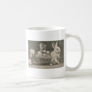 Niedlicher Vintage-Osterhase Kaffeetasse