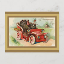 Niedlicher Vintager Erntedank der Türkei