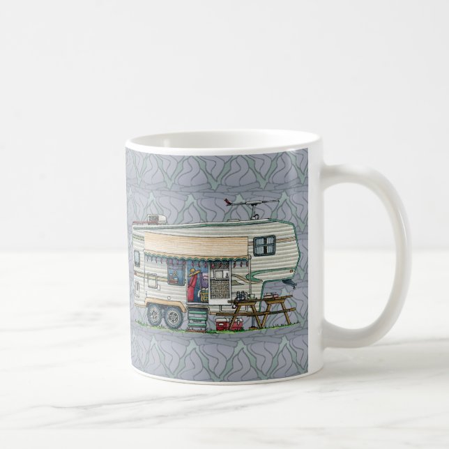 Niedlicher Vintager fünftes Kaffeetasse (Rechts)