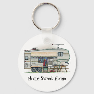 Niedlicher Vintager fünftes Schlüsselanhänger