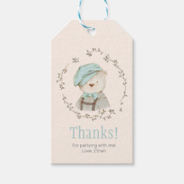 Niedlicher Vintager Geburtstag Danke Tags | Anhäng Geschenkanhänger
