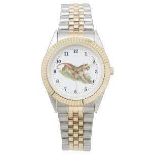 niedlicher Vintager Tigerfreund Armbanduhr