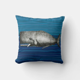 Niedlicher Vintager Whalenkissen Kissen