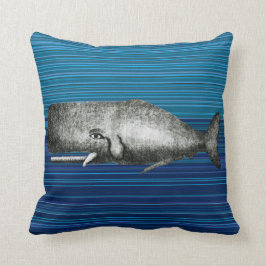 Niedlicher Vintager Whalenkissen Kissen