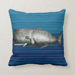 Niedlicher Vintager Whalenkissen Kissen