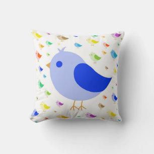 Niedlicher Vogelkissen Kissen