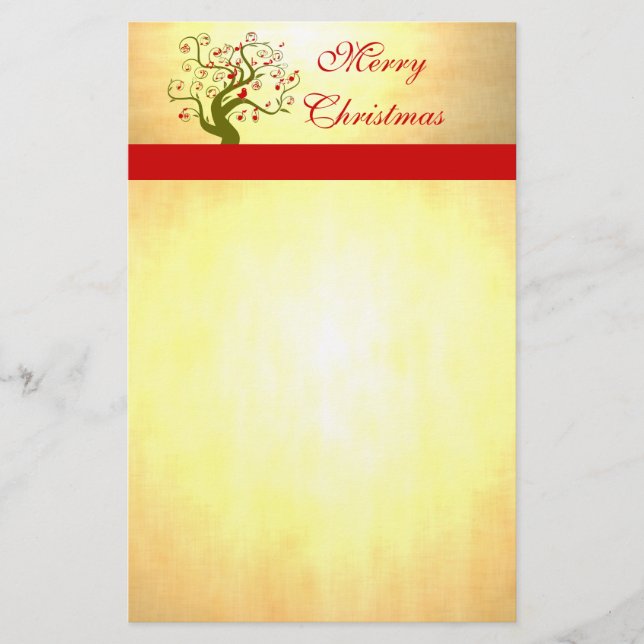 Niedlicher Vogelwirbel - Geschenke und Einladungen Briefpapier (Vorderseite)