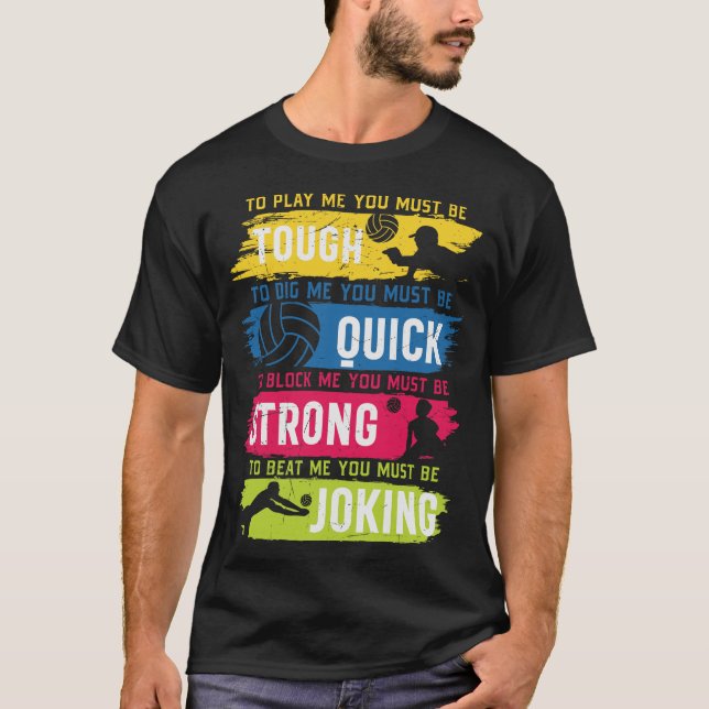 Niedlicher Volleyball-T - Shirt (Vorderseite)