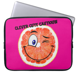 Niedlicher, VORSICHTIGER Laptop-Sieb! Laptopschutzhülle