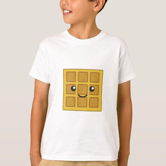Niedlicher Waffel T-Shirt (Vorderseite)