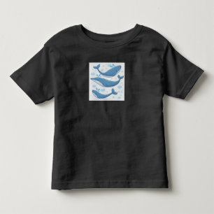 Niedlicher Wal Kleinkind T-shirt