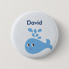 Niedlicher Wal mit Spout individuell einstellbar Button