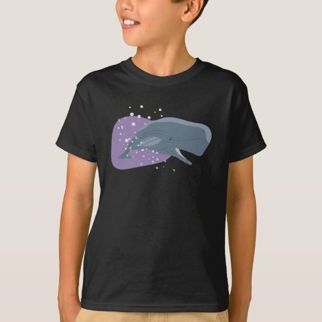 Niedlicher Wal T-Shirt (Vorderseite)