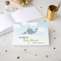 Niedlicher Wal und Baby Whale, Babydusche